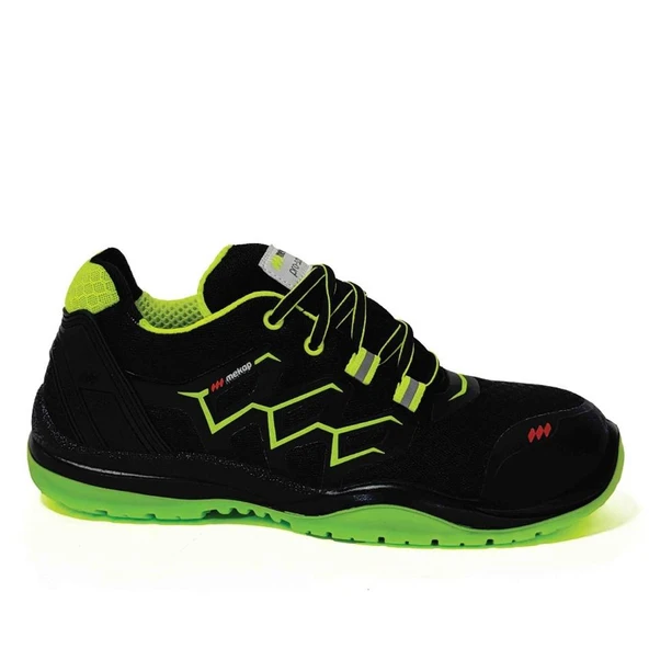 Mekap S1 Mikrofiber DeriAlüminyum Burun İş Ayakkabısı Siyah