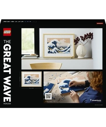 ® Art Hokusai Büyük Dalga 31208 - Sanatseverler ve Yetişkinler için Japon Tablo Yapım Seti (1810 Par - 4