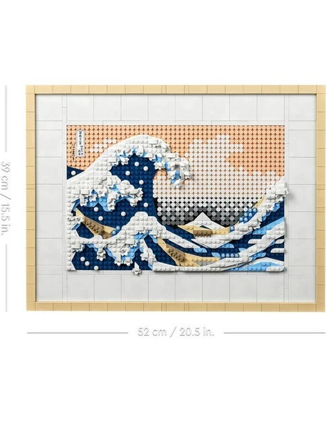 ® Art Hokusai Büyük Dalga 31208 - Sanatseverler ve Yetişkinler için Japon Tablo Yapım Seti (1810 Par - 2