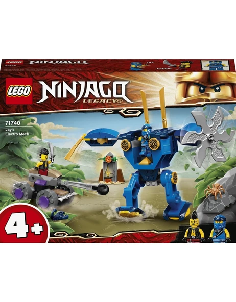 NINJAGO® Legacy Jay#in Elektro Makinesi 71740 Koleksiyonluk Minifigürler İçeren Ninja Yapım Oyuncağı - 3