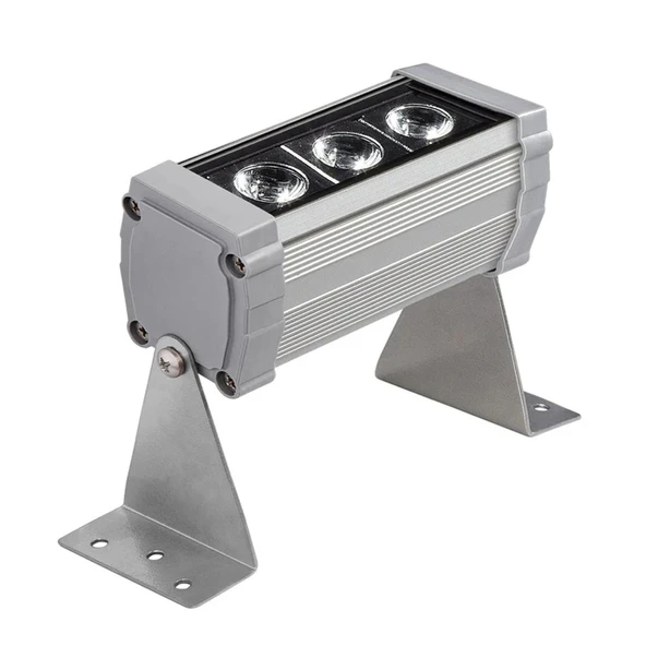 Sıva üstü Wallwasher lüks asil dekoratif ışık show gösteri aydınlatma dış duvar açık alan enerji tasarruflu tek renk Soğuk beyaz LED A-1001 12cm 3W - 2