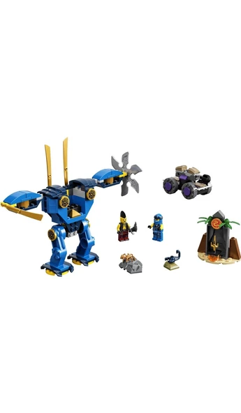 NINJAGO® Legacy Jay#in Elektro Makinesi 71740 Koleksiyonluk Minifigürler İçeren Ninja Yapım Oyuncağı - 2