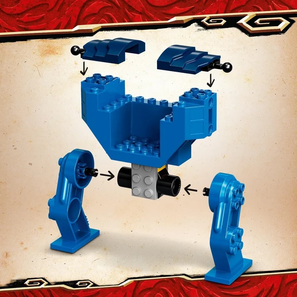 NINJAGO® Legacy Jay#in Elektro Makinesi 71740 Koleksiyonluk Minifigürler İçeren Ninja Yapım Oyuncağı - 7