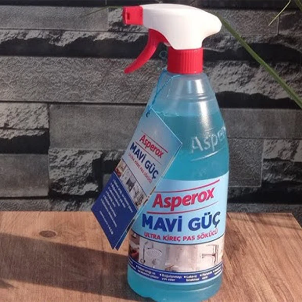 Asperox ultra kireç pas çözücü mavi güç 1L  banyo temizleyici tuvalet temizleyici endüstriyel temizlik - 2