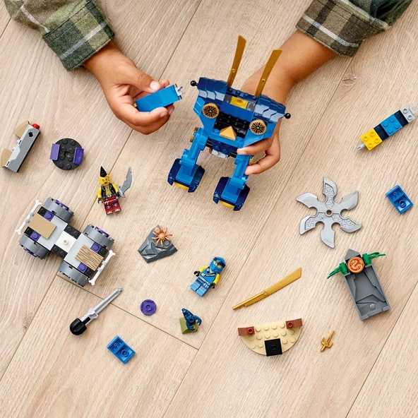 NINJAGO® Legacy Jay#in Elektro Makinesi 71740 Koleksiyonluk Minifigürler İçeren Ninja Yapım Oyuncağı - 9