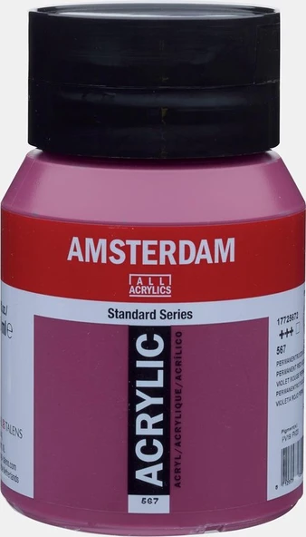 Talens Amsterdam Akrilik Boya 500 ml Permanent Red Violet 567 ürün görseli 1