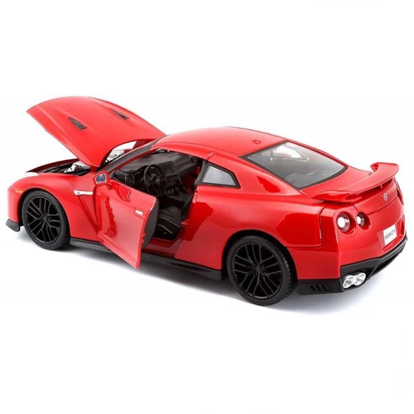 NessiWorld Bburago 1:24 Nissan GT-R 2017 Model Araba - 3