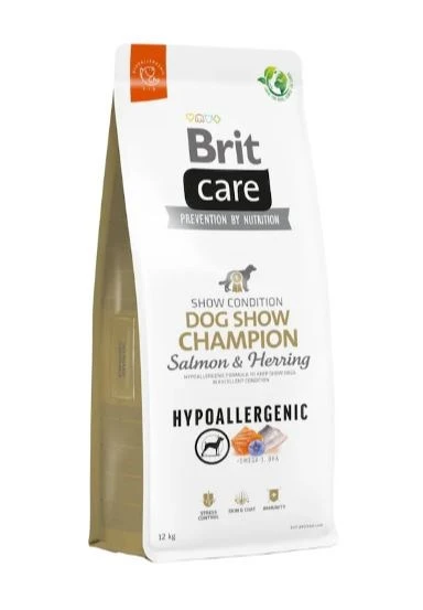 Brit Care Hypo-Allergenic Dog Show Champion Somon & Ringa Balıklı Yetişkin Köpek Maması 12 Kg