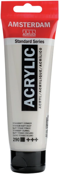 Talens Amsterdam Akrilik Boya 120 ml Titanium Buff Deep 290 ürün görseli 1