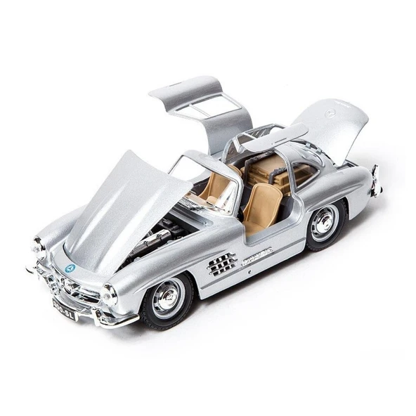 NessiWorld Bburago 1:24 Mersedes Benz 300SL 1954 Model Araba - 4