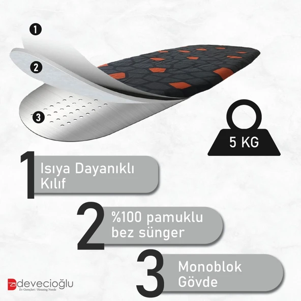 Devecioğlu Comfort Ütü Masası MM340 - 5