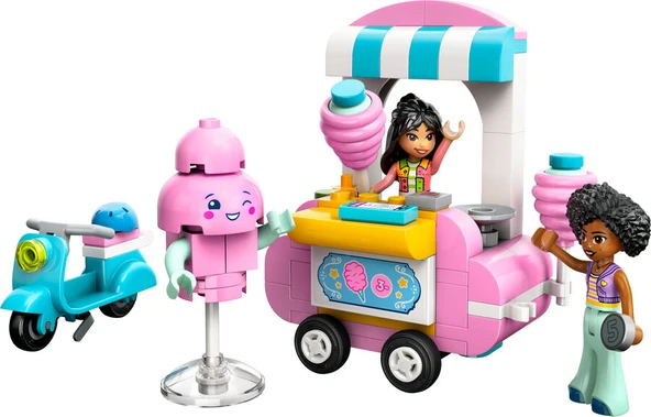 LEGO Friends Pamuk Şeker Standı ve Scooter 42643