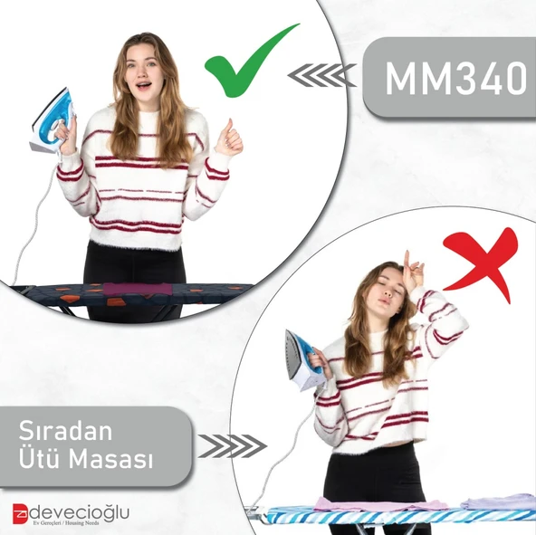 Devecioğlu Comfort Ütü Masası MM340 - 6