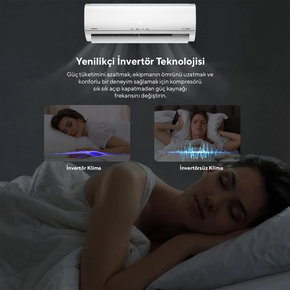 Kumtel Matsu KMSAC-18  A++ 18.000 BTU Inverter Duvar Tipi  Split Klima - 2