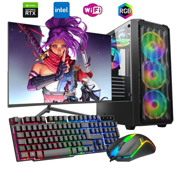 i5 12400F 16GB DDR4 1TB m2 8GB RTX3050 27" 165Hz Monitörlü Oyun Bilgisayarı ürün görseli