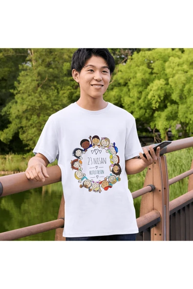 ALPŞAN TİCARET  23 Nisan Bayram Baskılı Çocuk Tshirt - 2