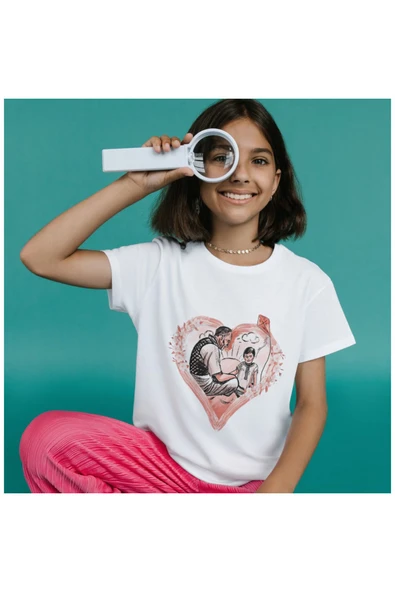 ALPŞAN TİCARET  Bayrak Baskılı 23 Nisan Ulusal Egemenlik Ve Çocuk Bayramı Çocuk Pamuklu Yumuşak T-shirt - 4