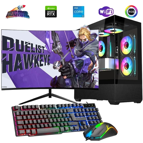 i5 12400F 16GB DDR4 1TB m2 12GB RTX3060 24" Monitörlü Oyun Bilgisayarı ürün görseli