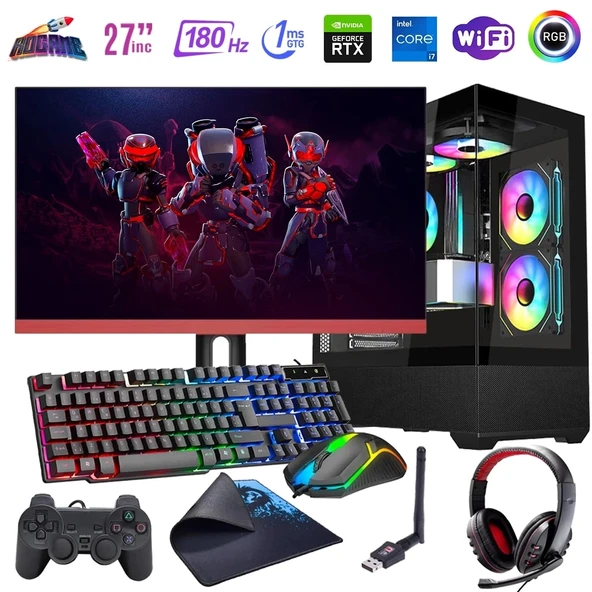 İ7 12700F 16GB DDR4 1TB m2 12GB RTX3060 27" 165Hz Monitörlü Oyun Bilgisayarı (Gaming SET)