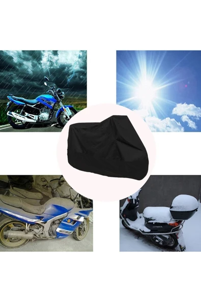 MotoEN  Yamaha Mt-25 Abs Motosiklet Brandası Motor Branda-siyah - Resim 3