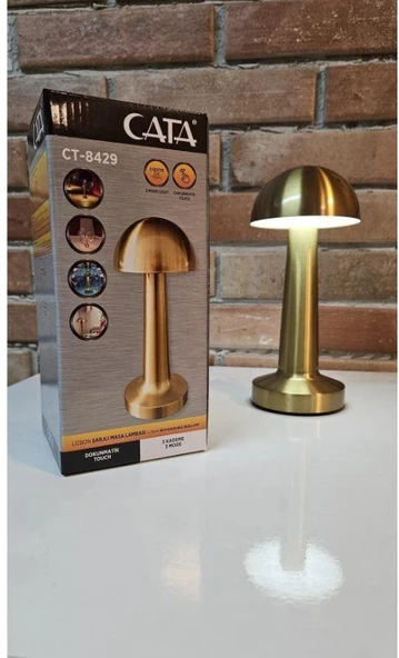 Cata Lizbon Antik Şarjlı Masa Lambası CT-8429