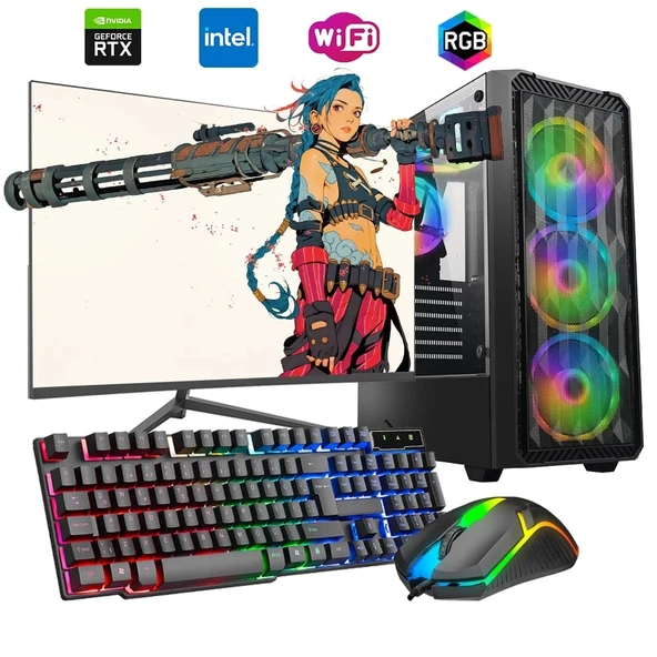 İ7 12700F 16GB DDR4 1TB m2 8GB RTX3050 24" Monitörlü Oyun Bilgisayarı ürün görseli