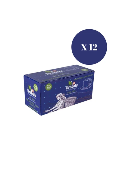 Tirebolu 42 Earl Grey Bergamot Aromalı Fincan Poşet Çay 12 x 25'li ürün görseli 1