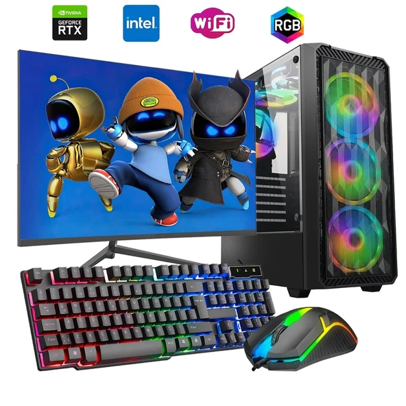 i7 13700F 16GB DDR4 1TB m2 6GB RTX3050 24" Monitörlü Oyun Bilgisayarı ürün görseli