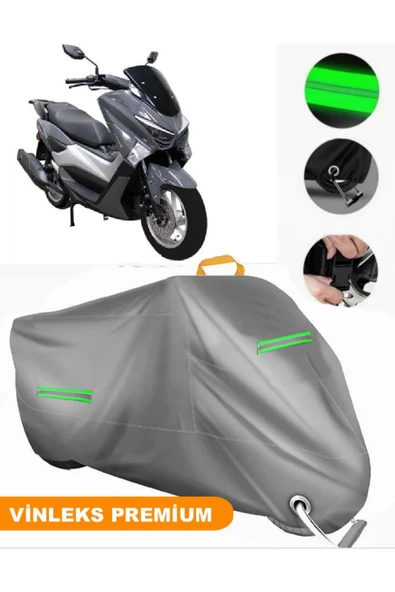 MotoEN  Vinleks Gri Apec APX5 Uyumlu Motosiklet Brandası Lüx Kalite (Kilit Uyumlu) ürün görseli