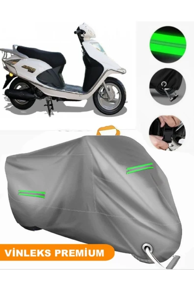 MotoEN  Vinleks Gri Arora AR 100T 2A Special Uyumlu Motosiklet Brandası Lüx Kalite (Kilit Uyumlu) ürün görseli