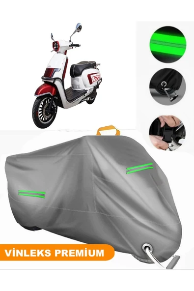 MotoEN  Vinleks Gri Apachi Beauty 50 Uyumlu Motosiklet Brandası Lüx Kalite (Kilit Uyumlu) ürün görseli
