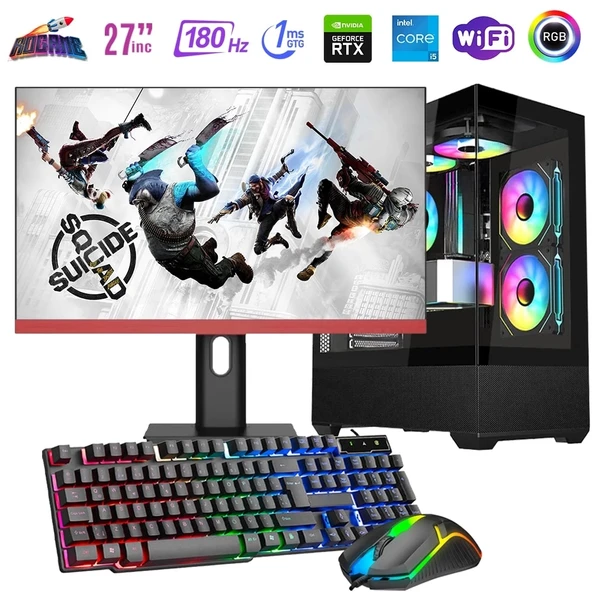 i5 14400F 16GB DDR4 1TB m2 8GB RTX4060 27" 180Hz Monitörlü Oyun Bilgisayarı