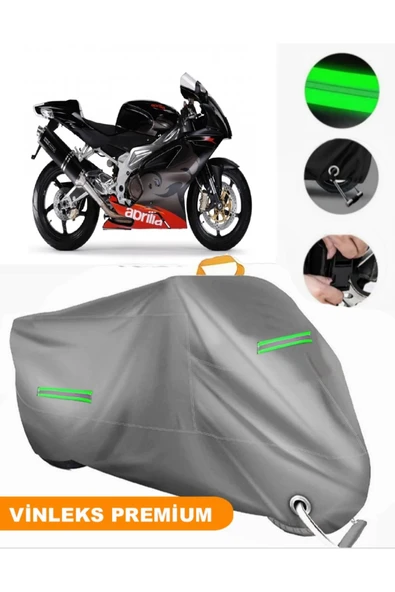 MotoEN  Vinleks Gri Aprilia RSV Mille Uyumlu Motosiklet Brandası Lüx Kalite (Kilit Uyumlu) ürün görseli