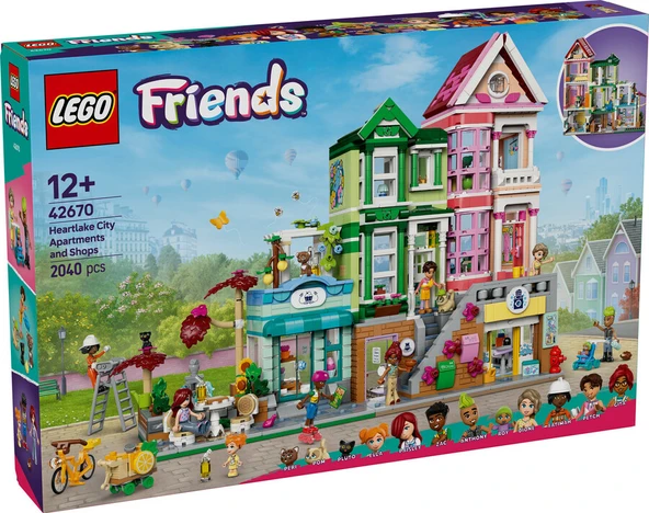 LEGO Friends Heartlake City Daireleri ve Mağazaları 42670 - Resim 2