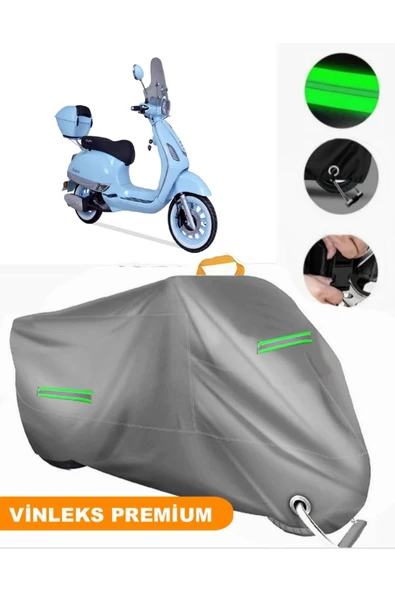 MotoEN  Vinleks Gri Arora Safari 125 Uyumlu Motosiklet Brandası Lüx Kalite (Kilit Uyumlu) ürün görseli