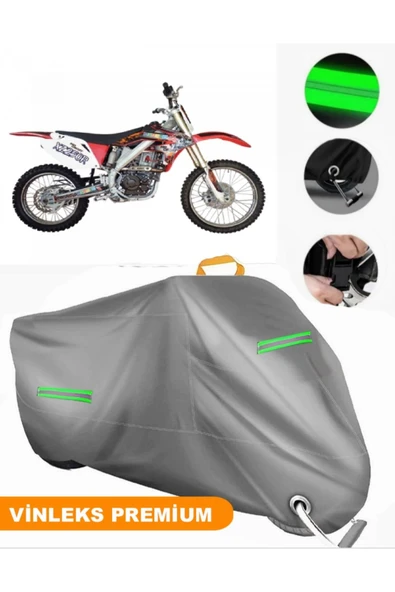 MotoEN  Vinleks Gri Apachi XZ 250R Uyumlu Motosiklet Brandası Lüx Kalite (Kilit Uyumlu) ürün görseli