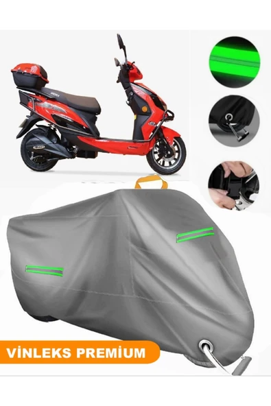 MotoEN  Vinleks Gri Arora TDR 371 Z Uyumlu Motosiklet Brandası Lüx Kalite (Kilit Uyumlu) ürün görseli