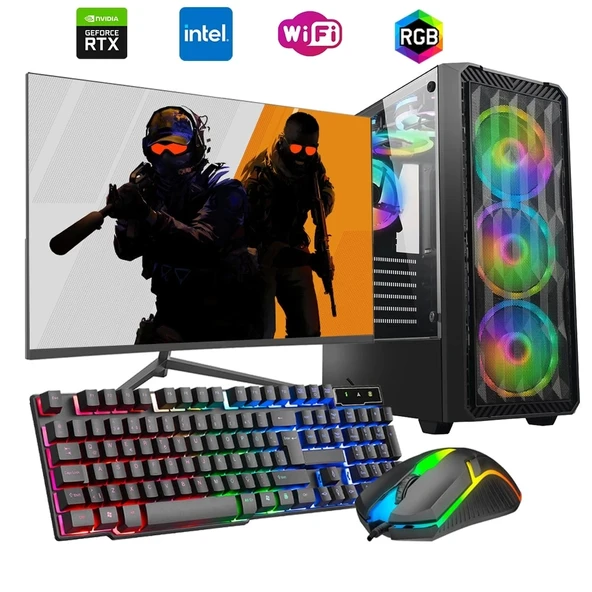 i7 14700F 16GB DDR4 1TB m2 6GB RTX3050 27" 165HzMonitörlü Oyun Bilgisayarı ürün görseli