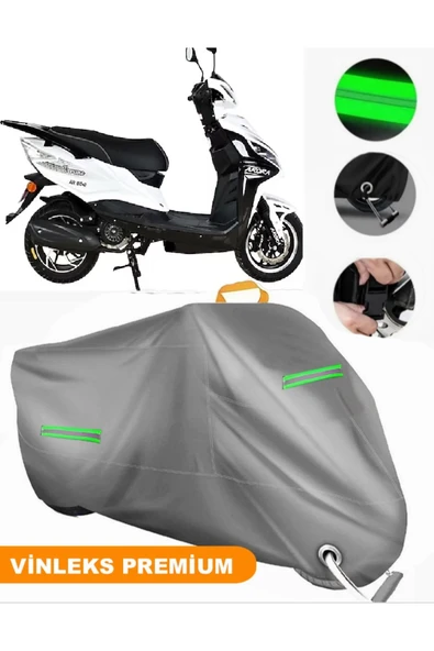 MotoEN  Vinleks Gri Arora Verano AR 50-9 Uyumlu Motosiklet Brandası Lüx Kalite (Kilit Uyumlu) ürün görseli