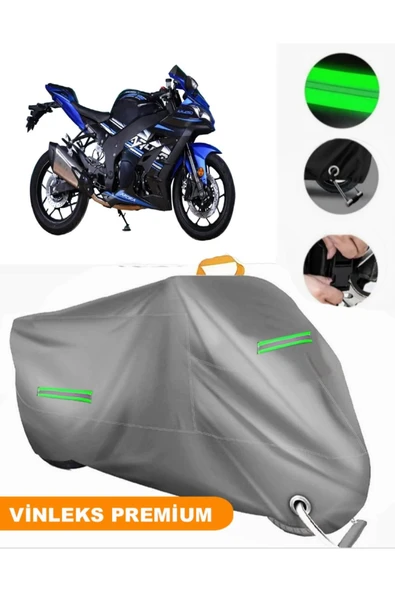 MotoEN  Vinleks Gri Arora AR450 Uyumlu Motosiklet Brandası Lüx Kalite (Kilit Uyumlu) ürün görseli