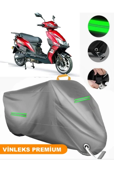 MotoEN  Vinleks Gri Arora ZR1 Uyumlu Motosiklet Brandası Lüx Kalite (Kilit Uyumlu) - 1