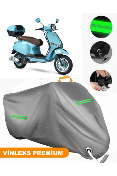 MotoEN  Vinleks Gri Altai XLine 125 Pro Uyumlu Motosiklet Brandası Lüx Kalite (Kilit Uyumlu) ürün görseli