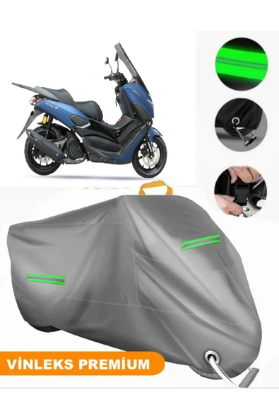 MotoEN  Vinleks Gri Arora Max-T Uyumlu Motosiklet Brandası Lüx Kalite (Kilit Uyumlu) ürün görseli