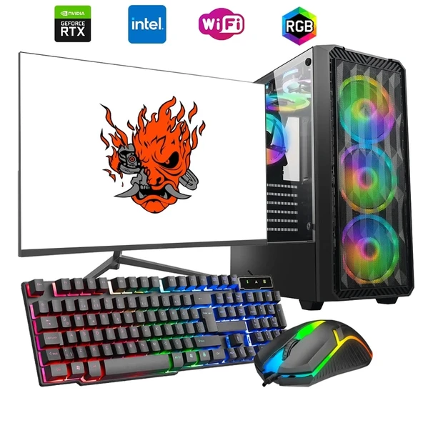 i5 14400F 16GB DDR4 1TB m2 8GB RTX3050 24" Monitörlü Oyun Bilgisayarı ürün görseli