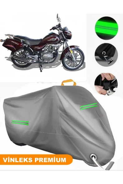 MotoEN  Vinleks Gri Arora AR 180-16 C Uyumlu Motosiklet Brandası Lüx Kalite (Kilit Uyumlu) ürün görseli