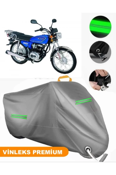 MotoEN  Vinleks Gri Bisan Yaren 125 T Uyumlu Motosiklet Brandası Lüx Kalite (Kilit Uyumlu) ürün görseli