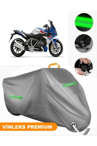 MotoEN  Vinleks Gri Bmw R 1250 RS Uyumlu Motosiklet Brandası Lüx Kalite (Kilit Uyumlu) ürün görseli