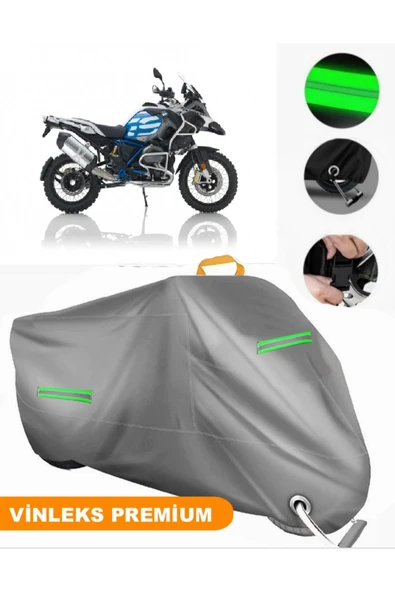 MotoEN  Vinleks Gri Bmw R 1200 GS Adventure Uyumlu Motosiklet Brandası Lüx Kalite (Kilit Uyumlu) ürün görseli