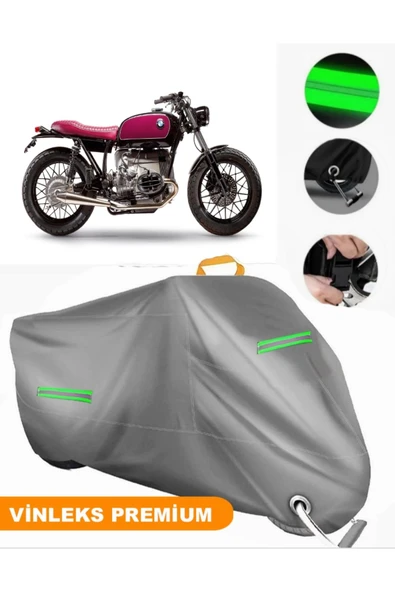 MotoEN  Vinleks Gri Bmw R 65 Uyumlu Motosiklet Brandası Lüx Kalite (Kilit Uyumlu) ürün görseli