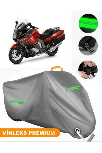 MotoEN  Vinleks Gri Bmw K 1600 GTL Uyumlu Motosiklet Brandası Lüx Kalite (Kilit Uyumlu) ürün görseli